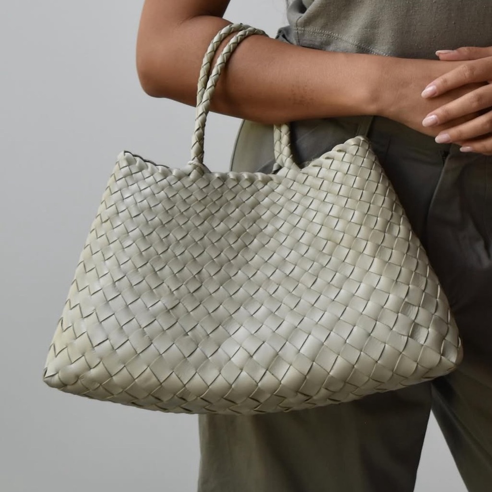 santa croce small dragon diffusion purse in pearl